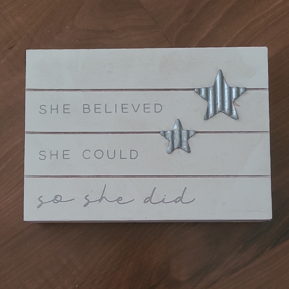 Inspirational Wall Art with Stars
